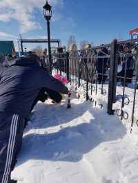 28 марта в сельском поселении Зайцева Речка прошла акция памяти жертв пожара в КЕМЕРОВО 